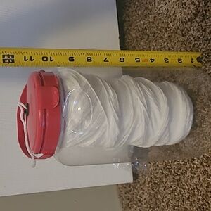 Yarndrum Yarn holder Snapware snapcap keep yarn clean and handy knit or crochet!